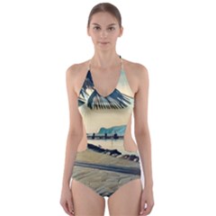 A Walk On Gardasee, Italy  Cut-out One Piece Swimsuit by ConteMonfrey