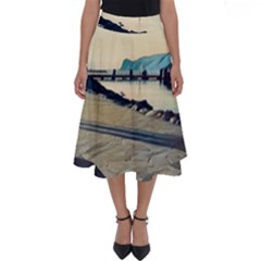 A Walk On Gardasee, Italy  Perfect Length Midi Skirt by ConteMonfrey