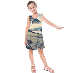 A Walk On Gardasee, Italy  Kids  Sleeveless Dress by ConteMonfrey