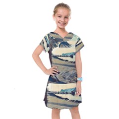 A Walk On Gardasee, Italy  Kids  Drop Waist Dress by ConteMonfrey