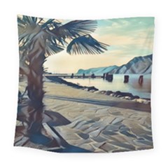 A Walk On Gardasee, Italy  Square Tapestry (large)