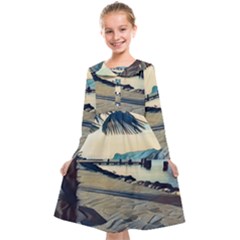 A Walk On Gardasee, Italy  Kids  Midi Sailor Dress by ConteMonfrey