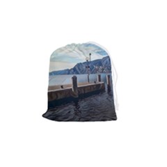 Pier On The End Of A Day Drawstring Pouch (small) by ConteMonfrey