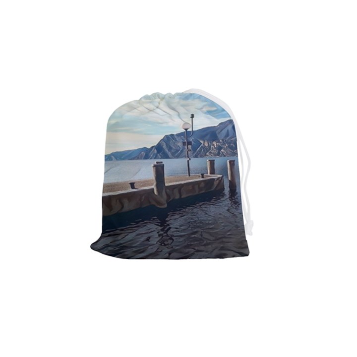 Pier on the end of a day Drawstring Pouch (Small)