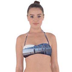 Pier On The End Of A Day Halter Bandeau Bikini Top by ConteMonfrey