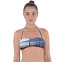 Pier on the end of a day Halter Bandeau Bikini Top View1