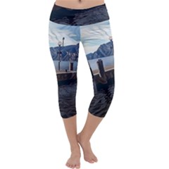 Pier On The End Of A Day Capri Yoga Leggings by ConteMonfrey