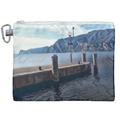 Pier On The End Of A Day Canvas Cosmetic Bag (xxl) by ConteMonfrey