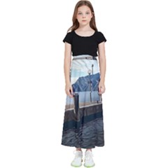 Pier On The End Of A Day Kids  Flared Maxi Skirt by ConteMonfrey