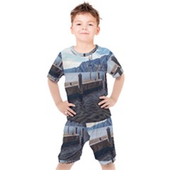 Pier On The End Of A Day Kids  Tee And Shorts Set by ConteMonfrey