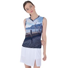 Pier On The End Of A Day Women s Sleeveless Sports Top by ConteMonfrey