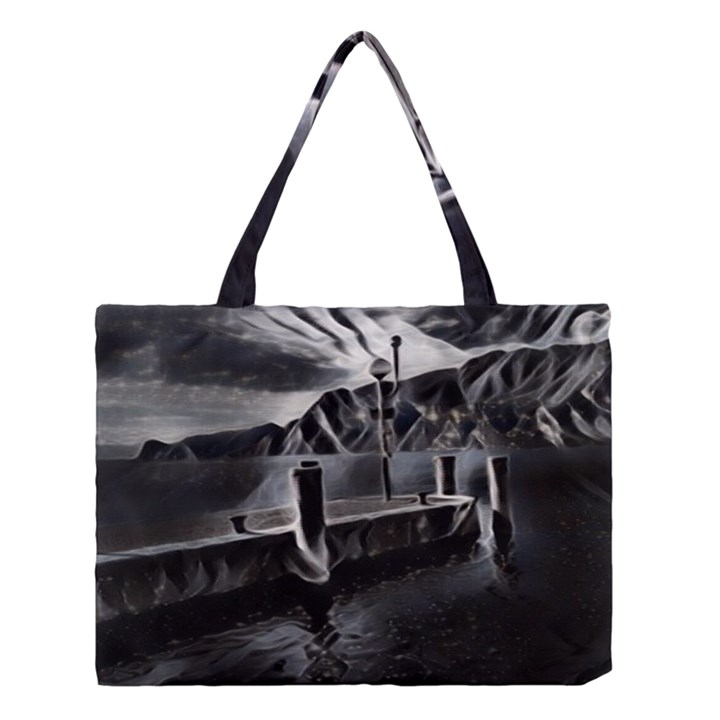 Smokey pier Medium Tote Bag