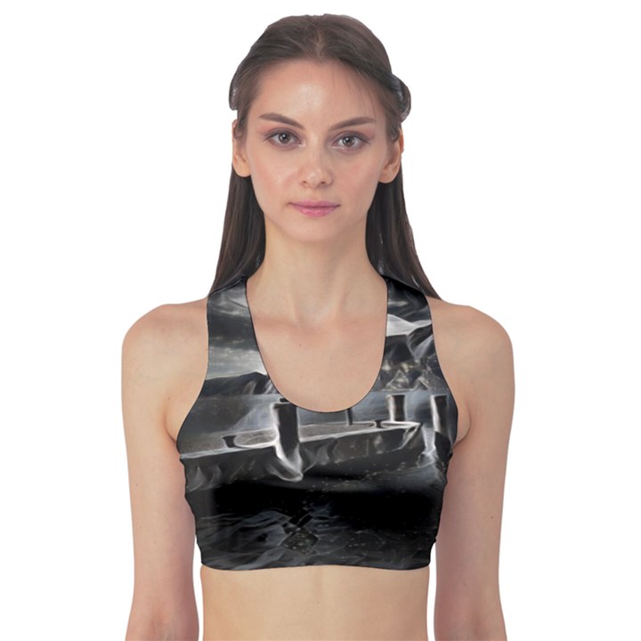 Smokey pier Sports Bra