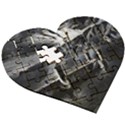 Smokey pier Wooden Puzzle Heart View3