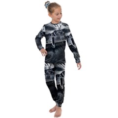 Smokey Pier Kids  Long Sleeve Set  by ConteMonfrey