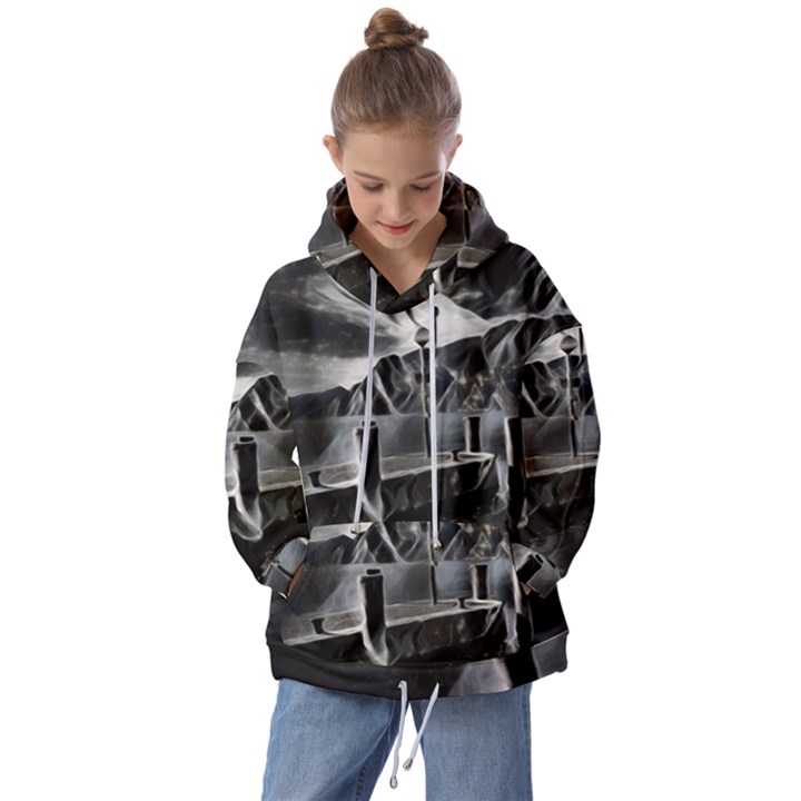 Smokey pier Kids  Oversized Hoodie