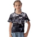 Smokey pier Kids  Cuff Sleeve Scrunch Bottom Tee View1