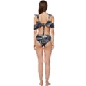 Smokey pier Ruffle Edge Tie Up Bikini Set	 View4