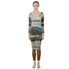 Calm Day On Lake Garda Long Sleeve Catsuit