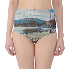 Calm Day On Lake Garda Classic High-waist Bikini Bottoms by ConteMonfrey