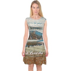 Calm Day On Lake Garda Capsleeve Midi Dress by ConteMonfrey