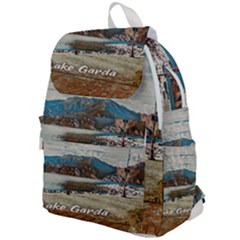 Calm Day On Lake Garda Top Flap Backpack