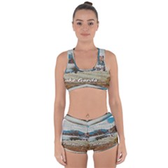 Calm Day On Lake Garda Racerback Boyleg Bikini Set