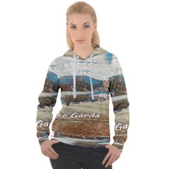 Calm Day On Lake Garda Women s Overhead Hoodie