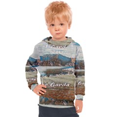 Calm Day On Lake Garda Kids  Hooded Pullover