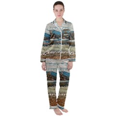 Calm Day On Lake Garda Women s Long Sleeve Satin Pajamas Set	 by ConteMonfrey