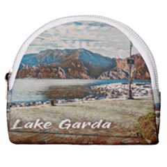 Calm Day On Lake Garda Horseshoe Style Canvas Pouch