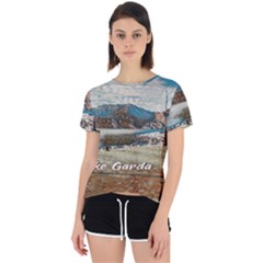 Calm Day On Lake Garda Open Back Sport Tee by ConteMonfrey