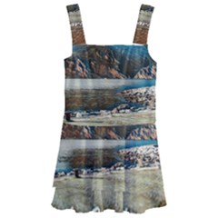 Calm Day On Lake Garda Kids  Layered Skirt Swimsuit