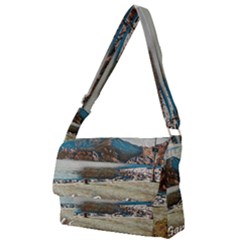 Calm Day On Lake Garda Full Print Messenger Bag (l) by ConteMonfrey