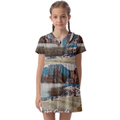 Calm Day On Lake Garda Kids  Asymmetric Collar Dress by ConteMonfrey