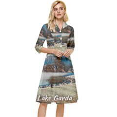 Calm Day On Lake Garda Classy Knee Length Dress by ConteMonfrey