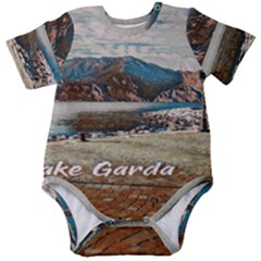 Calm Day On Lake Garda Baby Short Sleeve Bodysuit by ConteMonfrey