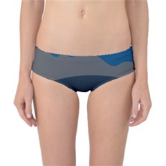 Abstract Landscape Art Design Pattern Water Classic Bikini Bottoms