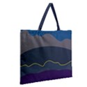 Abstract Landscape Art Design Pattern Water Zipper Large Tote Bag View2