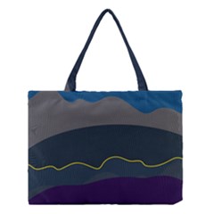 Abstract Landscape Art Design Pattern Water Medium Tote Bag