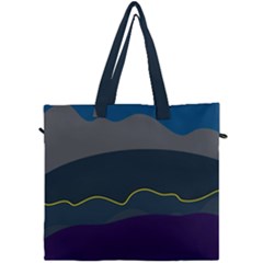 Abstract Landscape Art Design Pattern Water Canvas Travel Bag by Jancukart