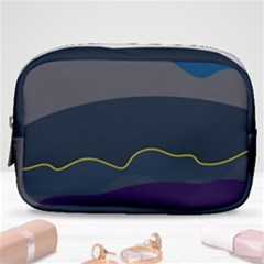 Abstract Landscape Art Design Pattern Water Make Up Pouch (small)