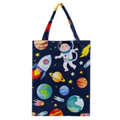 Space Galaxy Seamless Background Classic Tote Bag