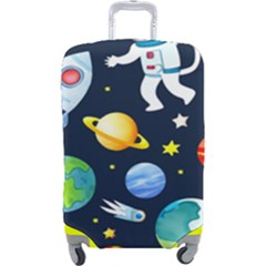 Space Galaxy Seamless Background Luggage Cover (large)