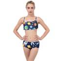 Space Galaxy Seamless Background Layered Top Bikini Set View1