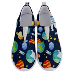 Space Galaxy Seamless Background No Lace Lightweight Shoes