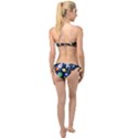 Space Galaxy Seamless Background Twist Bandeau Bikini Set View2