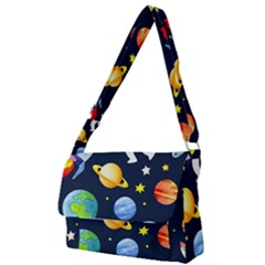 Space Galaxy Seamless Background Full Print Messenger Bag (s) by Jancukart