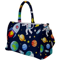 Space Galaxy Seamless Background Duffel Travel Bag