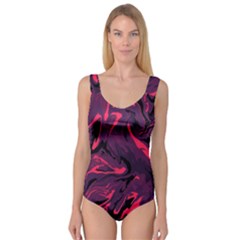 Abstract Pattern Texture Art Princess Tank Leotard 